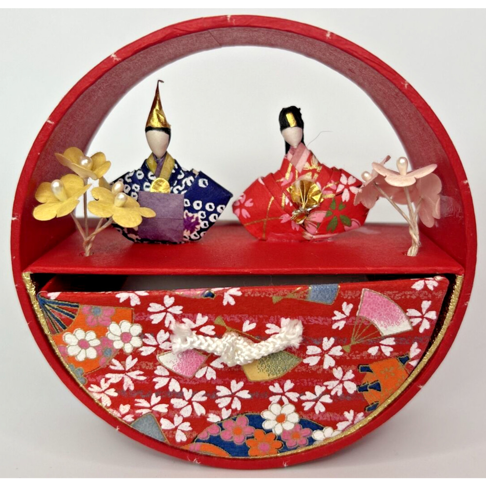 Vintage Japanese Oragami Style Small Drawer Trinket Holder SKU PB196/14